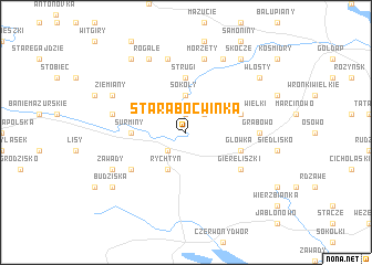 map of Stara Boćwinka