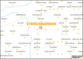 map of Stara Chodorówka