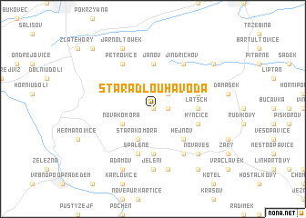 map of Stará Dlouhá Voda