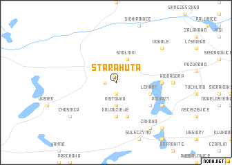 map of Stara Huta