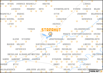 map of Stará Huť