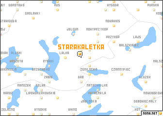 map of Stara Kaletka