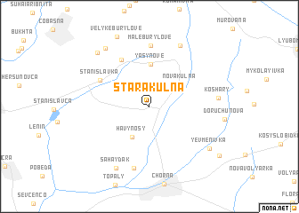 map of Stara Kul\