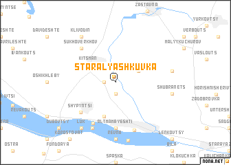 map of Stara-Lyashkuvka