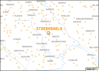 map of Stara Mahala