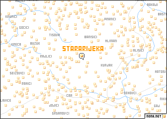 map of Stara Rijeka