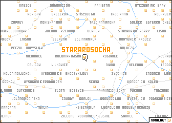 map of Stara Rosocha