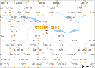 map of Stará Skalka