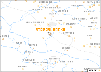 map of Stara Subocka