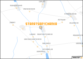 map of Stara Tsarychanka