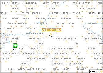 map of Stará Ves