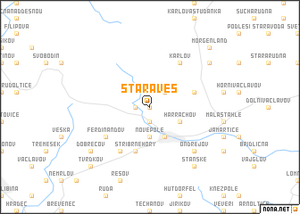 map of Stará Ves