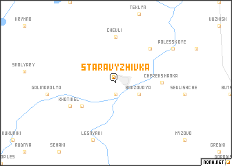 map of Stara Vyzhivka