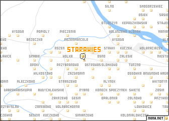 map of Stara Wieś