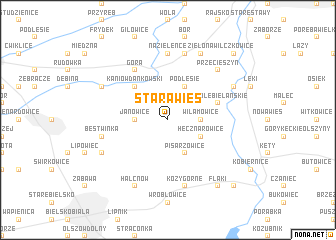 map of Stara Wieś