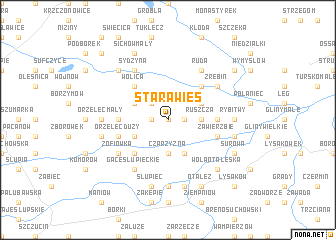 map of Stara Wieś