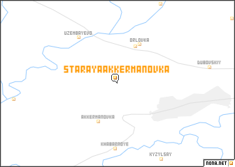 map of Staraya Akkermanovka