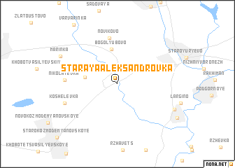 map of Staraya Aleksandrovka