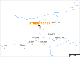 map of Staraya Baza
