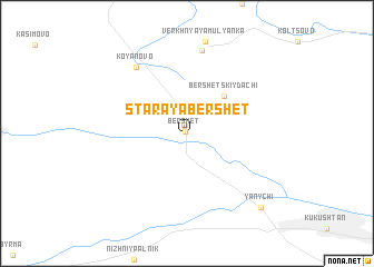 map of Staraya Bershet\