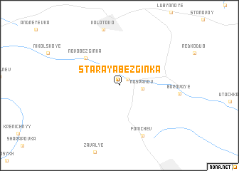 map of Staraya Bezginka