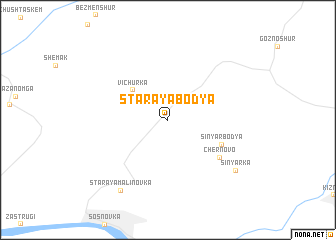 map of Staraya Bod\