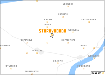 map of Staraya Buda