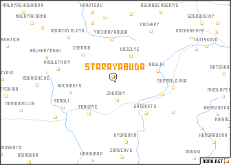 map of Staraya Buda