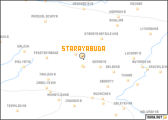 map of Staraya Buda