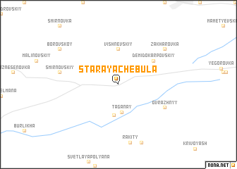 map of Staraya Chebula