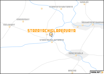 map of Staraya Chigla Pervaya