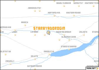 map of Staraya Doroginʼ