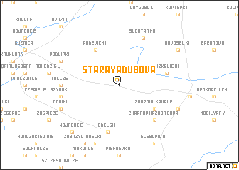 map of Staraya Dubova