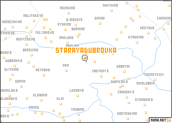 map of Staraya Dubrovka