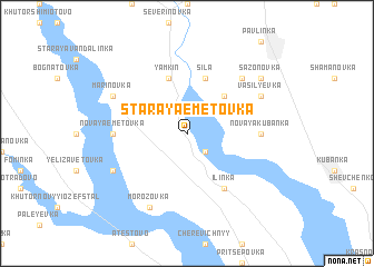 map of Staraya Emetovka