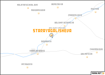 map of Staraya Galishëva