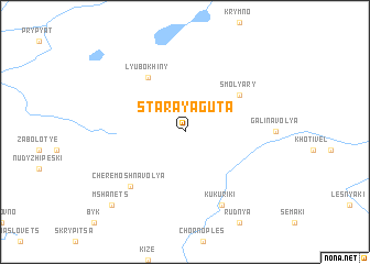 map of Staraya Guta