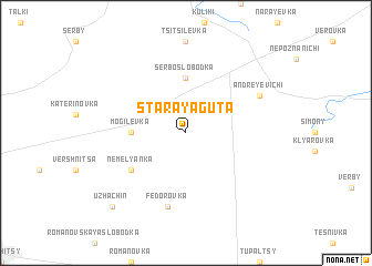 map of Staraya Guta