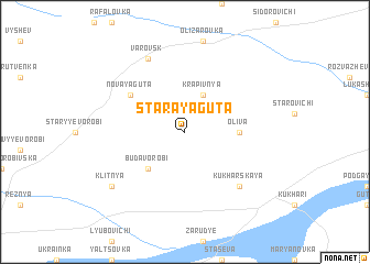 map of Staraya Guta