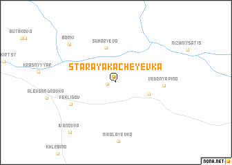 map of Staraya Kacheyevka