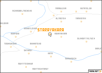 map of Staraya Kara