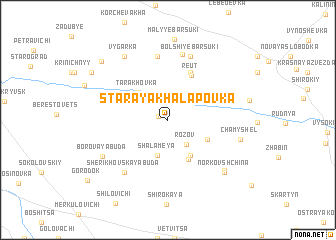 map of Staraya Khalapovka