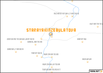 map of Staraya Kinzebulatova