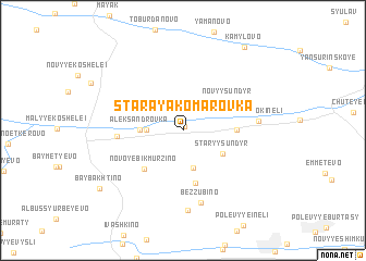map of (( Staraya Komarovka ))