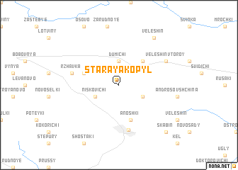 map of Staraya Kopylʼ