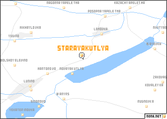 map of Staraya Kutlya