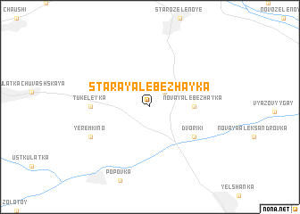 map of Staraya Lebezhayka