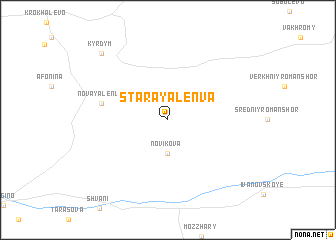 map of Staraya Lenva