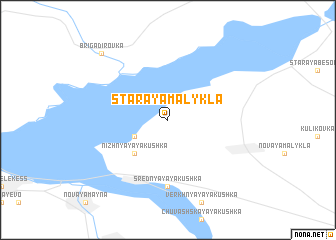 map of Staraya Malykla