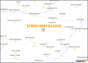 map of Staraya Matsilëvka